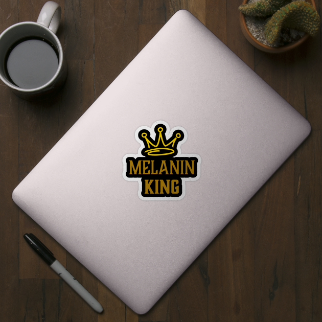 Melanin King, Black Man, African American Black History by UrbanLifeApparel